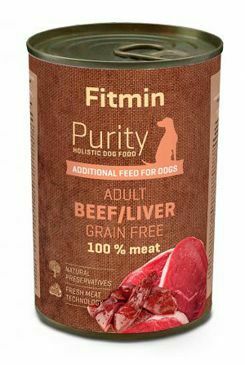Fitmin dog Purity tin konz Adult Beef&Liver 400g