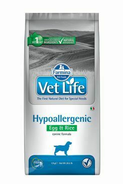Vet Life Natural DOG Hypo Egg & Rice 12kg