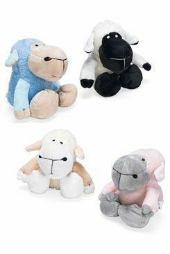 Hračka pes Ovečka pískací 21cm plyš mix barev KAR