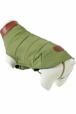 Obleček prošívaná bunda pro psy LONDON khaki 50cm Zolux