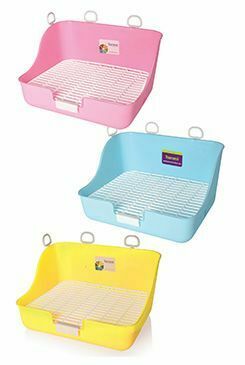 WC pro králíky a fretky s pl.roštem 28x21x16cm