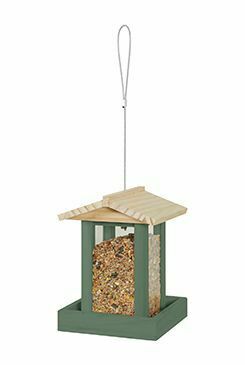 Krmítko venk. FLORA 1 na semena dřevo zelená Zolux