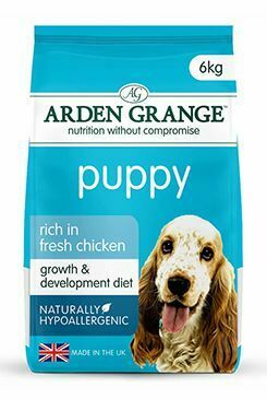 Arden Grange Dog Puppy/Junior rich in fresh Chick.6kg