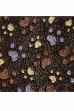 Deka pro psy LASLO s tlapičkami hnědá 75x50cm TR