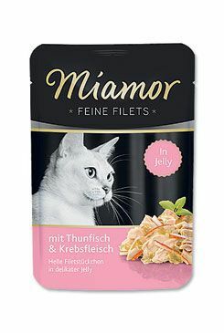 Miamor Cat Filet kapsa tuňák+krab v želé 100g