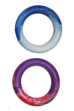 Hračka pes Kruh plovací Vanilk. guma 16cm SP