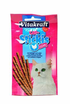 Vitakraft Cat pochoutka Stick Slim poultry+liver 12ks