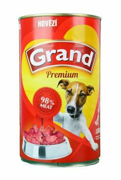 GRAND konz. pes hovězí 1300g