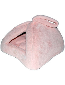 Pelech domek iglů 35x35cm Růžová světlá 1ks