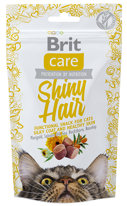 Brit Care Cat Snack Shiny Hair 50g