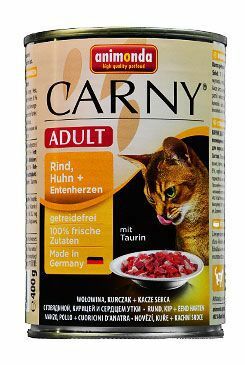 Animonda konz. kočka CARNY Adult hov/kuře/kachna 400g