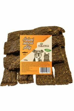 NATURECA pochoutka Masové pláty - Ryba, 100% maso 100g