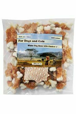 Pochoutka Kalciová kost s kuřecím masem 5cm/500g