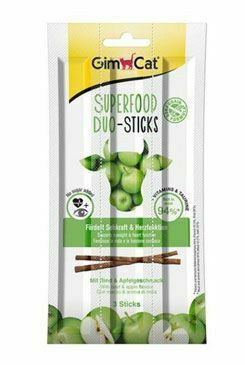 Gimcat Superfood Duo-Sticks hovězí+jablko 3ks