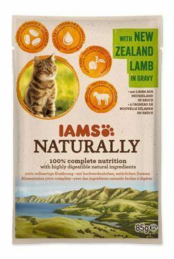 Iams Cat Adult jehněčí v omáčce kapsa 85g