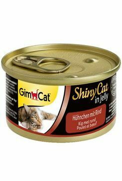 Gimcat ShinyCat konz. kuře s hovězím 70g