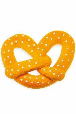 Hračka pes Preclík pískací latex hnědá KAR