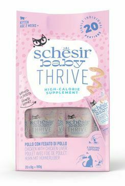 Schesir Cat Kitten Thrive Sachet kuře 20x8g