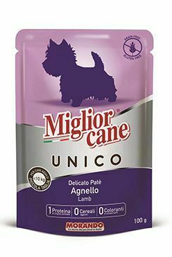Morando Miglior Cane Unico kapsa pro psy jehněčí 100g
