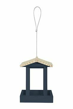 Krmítko venk. FLORA 1 na semena dřevo modrá Zolux