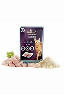 Nuevo kočka kapsa Sterilized Drůbeží s rýží 85g