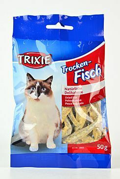 Rybičky sušené pro kočky 5-6cm 50g 1ks TR