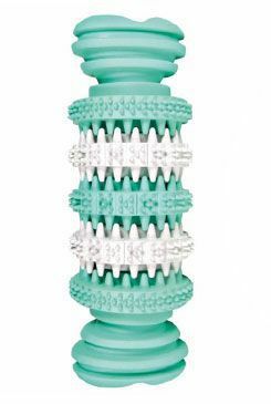 Hračka pes Kost s mátou 11,5cm zelená/bílá HipHop