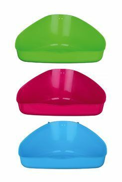 WC pro hlodavce rohové velké MIX 36x21x30/30cm TR