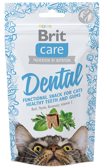 Brit Care Cat Snack Dental 50g