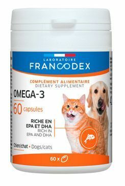 Francodex Omega 3 Capsules pes, kočka 60tab.