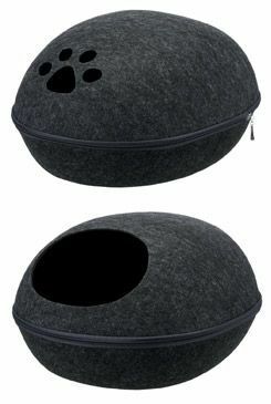 Pelech LIVA kukaň se zipem 40x24x47cm tm.šedá TR