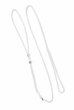 Vodítko DINOFASHION předváděcí šňůra 130cm/7mm bílé