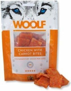 WOOLF pochoutka Chicken with Carrot Bites 100g