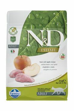 N&D PRIME CAT Adult Boar&Apple 300g