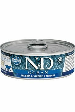 N&D GF CAT OCEAN Adult Sea Bass & Sardine &Shrimps 80g