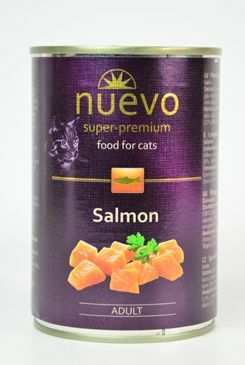 Nuevo kočka adult Losos konz. 400g