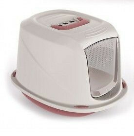 WC kočka Galaxy kryté s filt. 45x36x32cm, šedo-růžová