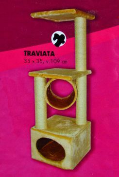 Škrabadlo Traviata pískové 35x35x109cm