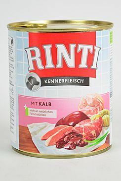 Rinti Dog konzerva telecí 800g