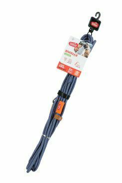 Vodítko pes BIVOUAK provazové 6mm/5m modrá Zolux