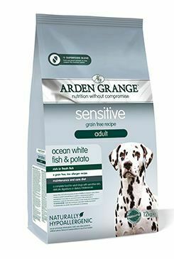 Arden Grange GF Dog Adult Sen.Oc.White Fish&Potato 12kg