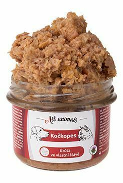 All Animals kočkopes sklo Krůta ve vlastní šťávě 200g