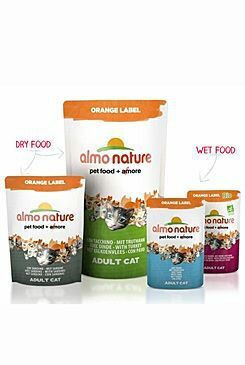 Almo Cat Nat.kočka Dry Orange Label sardinky 105g