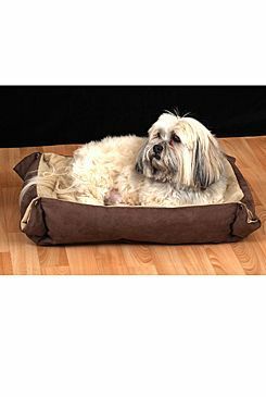 Pelech Snoozzzeee Semiš sofa oboustranný 58cm černý 1k