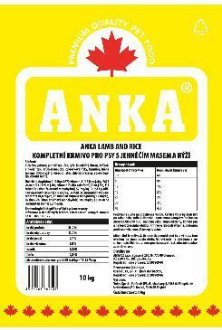 Anka Lamb& Rice 20kg