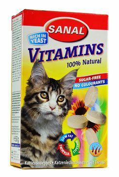 Sanal kočka Vitamins kalcium s vitamíny 100tbl