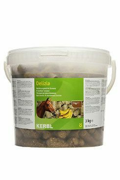 Pochoutka pro koně DELIZIA banán 3kg kbelík