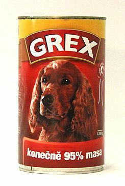 GREX konz. pes hovězí 1280g