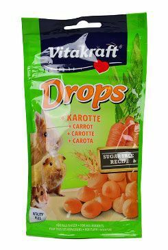 Vitakraft Rodent all poch. Carotties Drops 75g