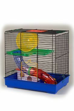 Klec hlodavec TEDDY I Black + tuba 37x25x38,5cm